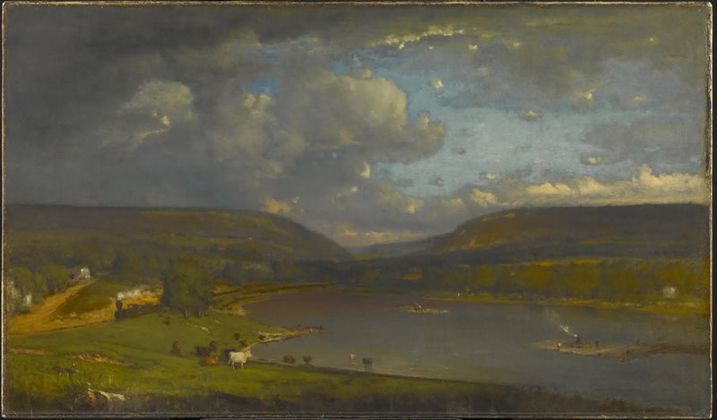 Sur le fleuve Delaware - George Inness