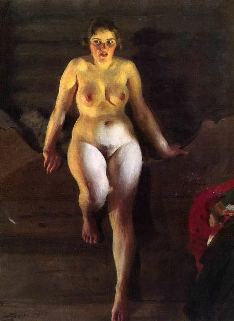 Sur le lit - Anders Zorn