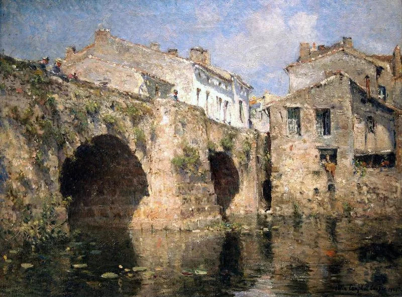 Sur le Rhin - Colin Campbell Cooper image 1 copie de tableau peinte à la main