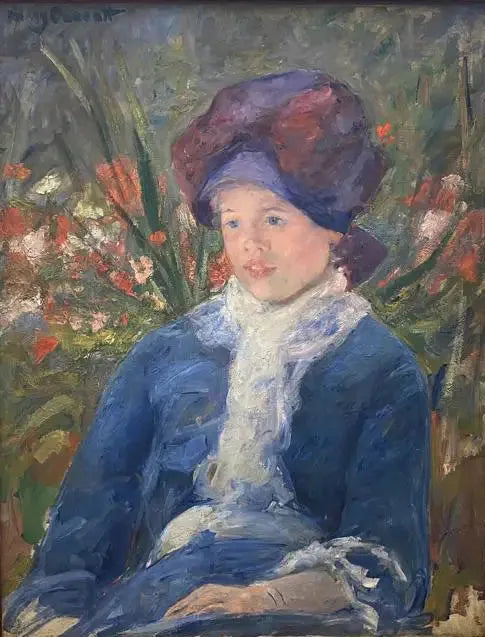 Susan assise dans un jardin - Mary Cassatt