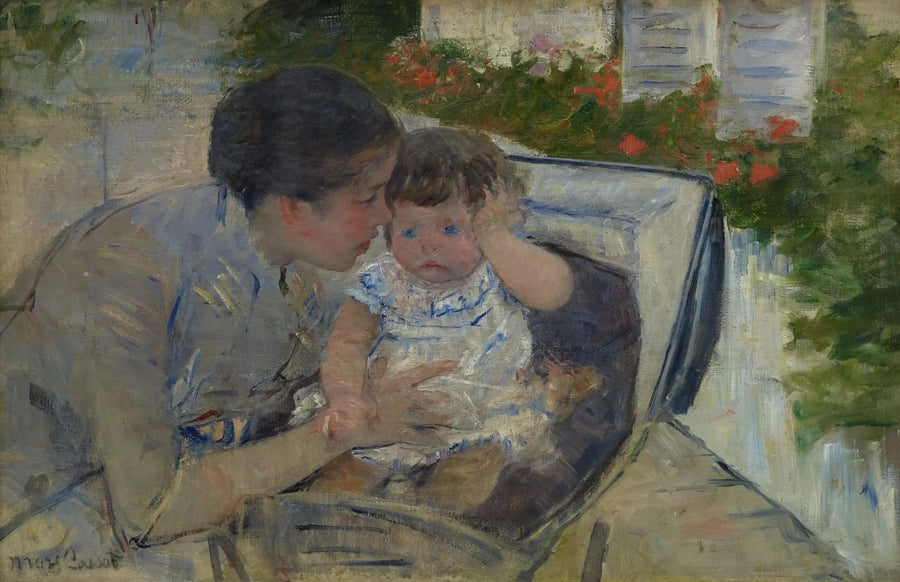 Susan réconfortant le bébé - Mary Cassatt