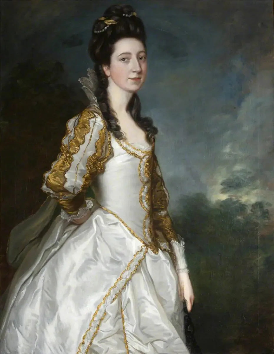 Susanna « Suky » Trevelyan, Mme John Hudson (1736-1779) - Thomas Gainsborough image 1 reproduction de peinture à l’huile