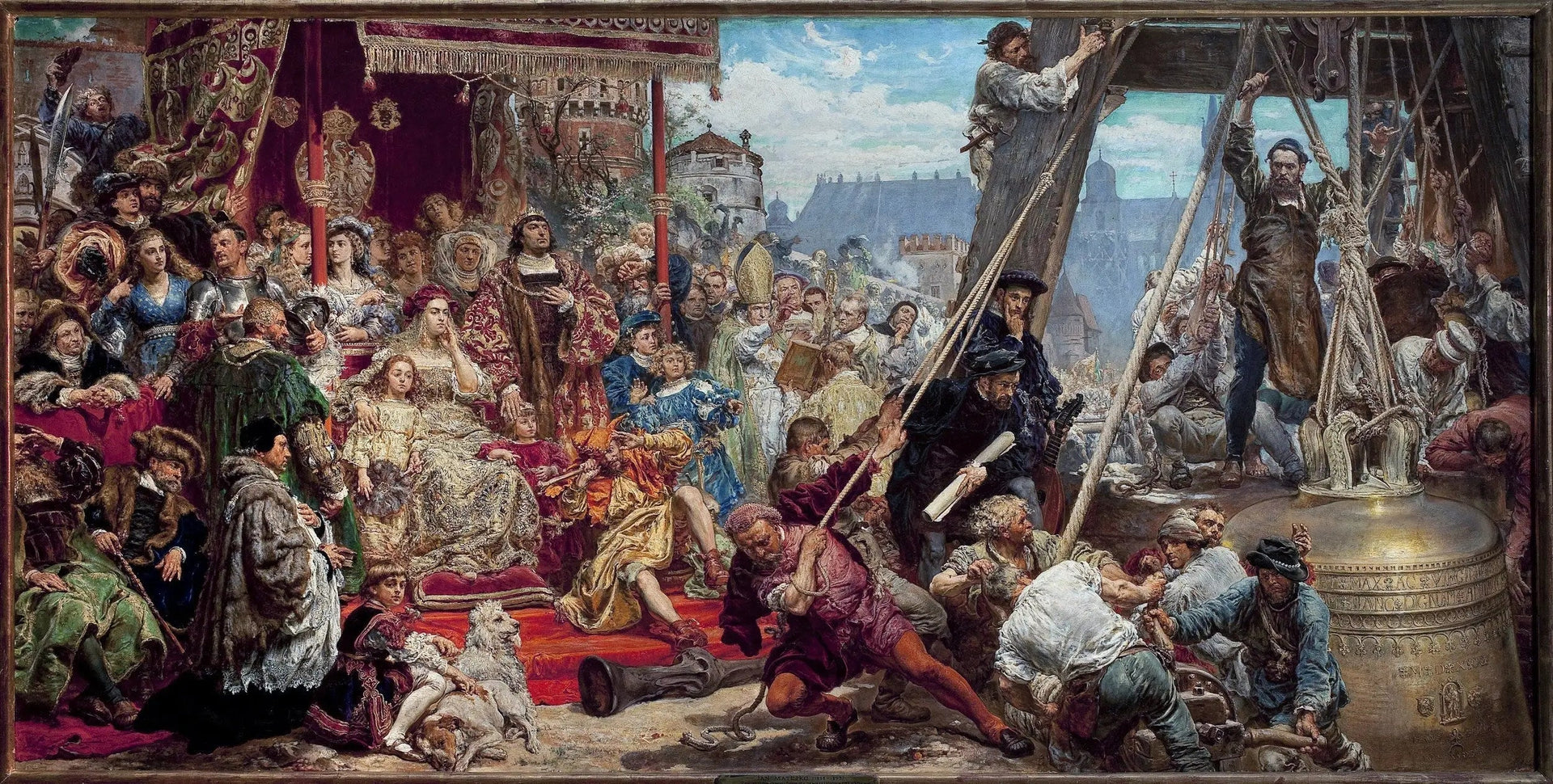 Suspension de la Cloche Sigismond - Jan Matejko image 1 reproduction d’œuvre d’art à l’huile