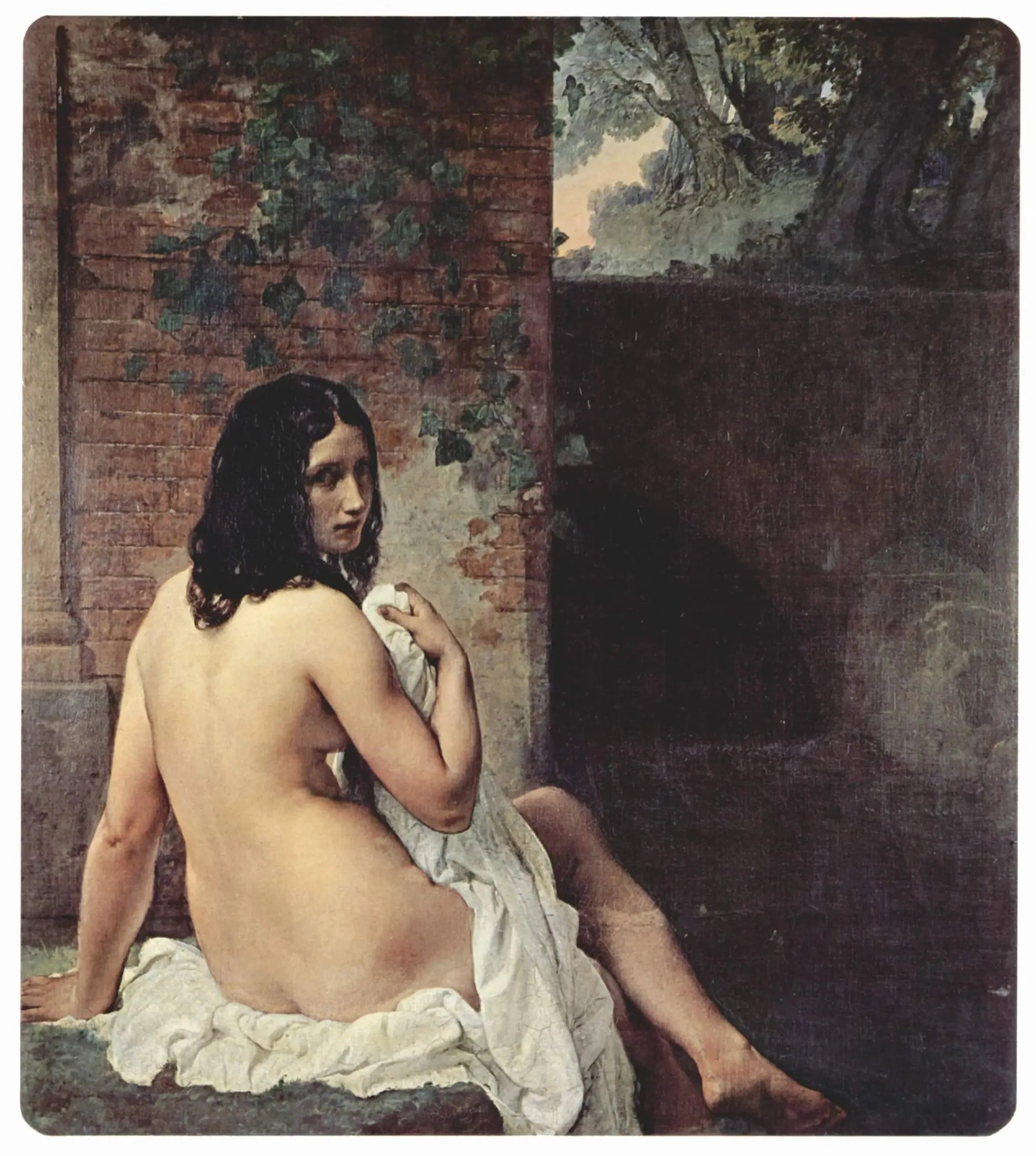 Suzanne au bain - Francesco Hayez image 1 tableau peint à l’huile sur toile