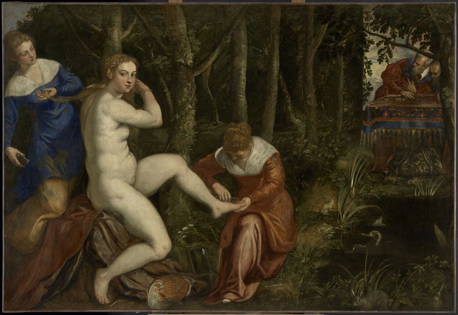 Suzanne au bain - Tintoretto Tintoret