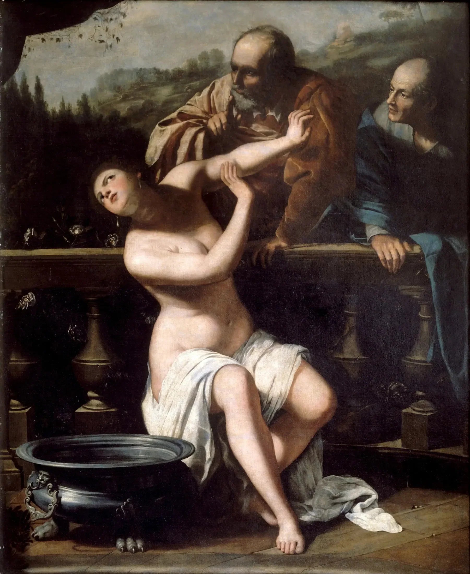 Suzanne et les Vieillards - Artemisia Gentileschi image 1 tableau peint à l’huile sur toile