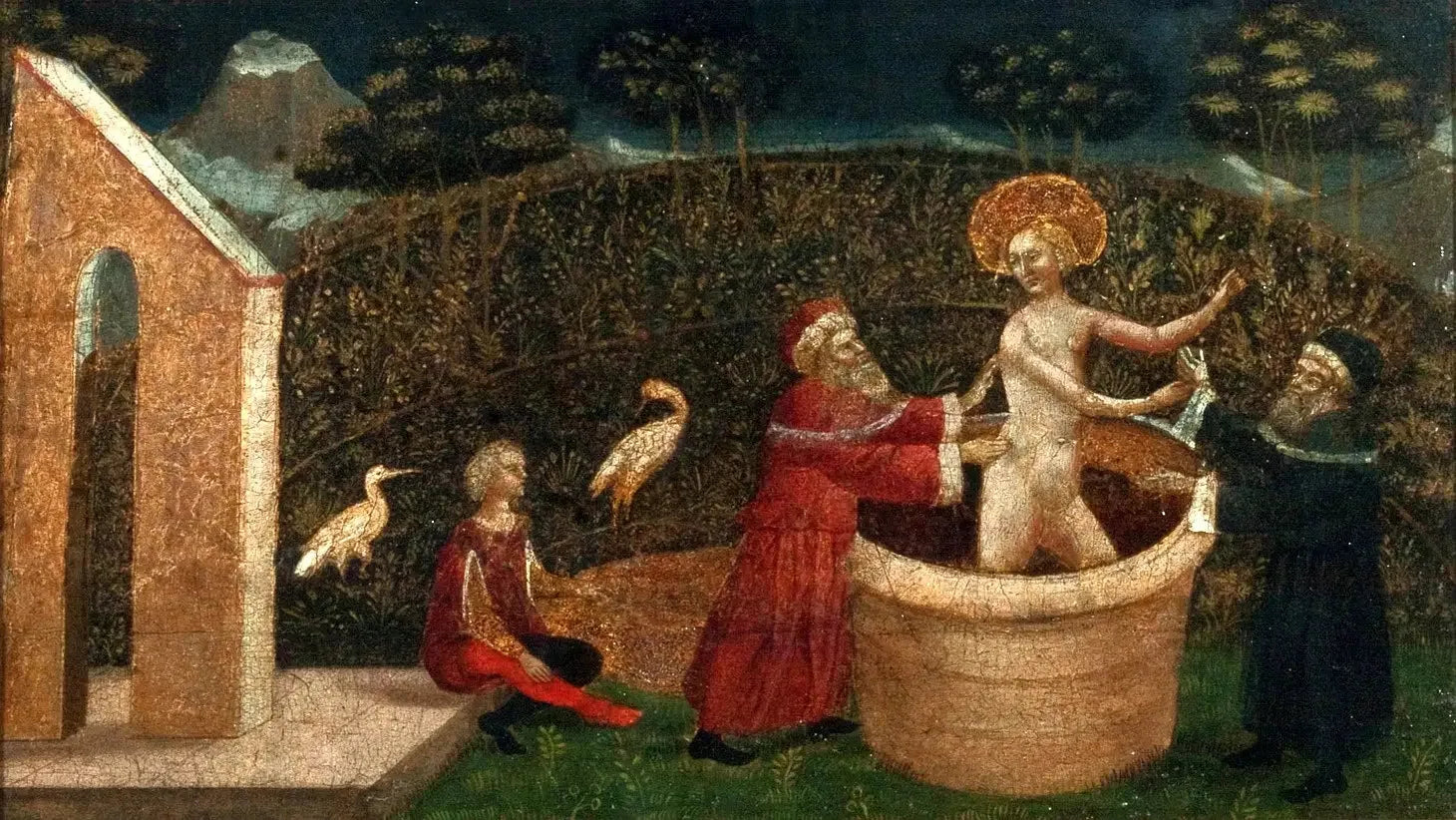 Suzanne et les vieillards - Gentile da Fabriano image 1 reproduction de peinture à l’huile