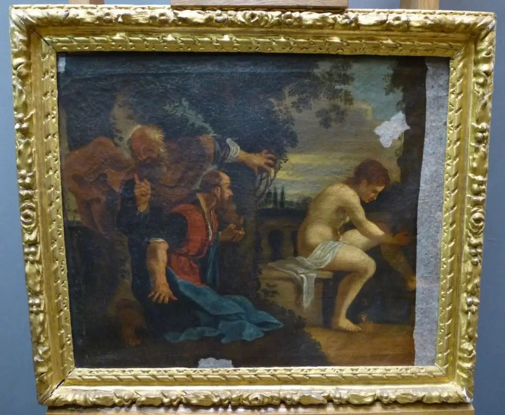 Suzanne et les vieillards - Jean-François Millet image 1 tableau peint à l’huile sur toile