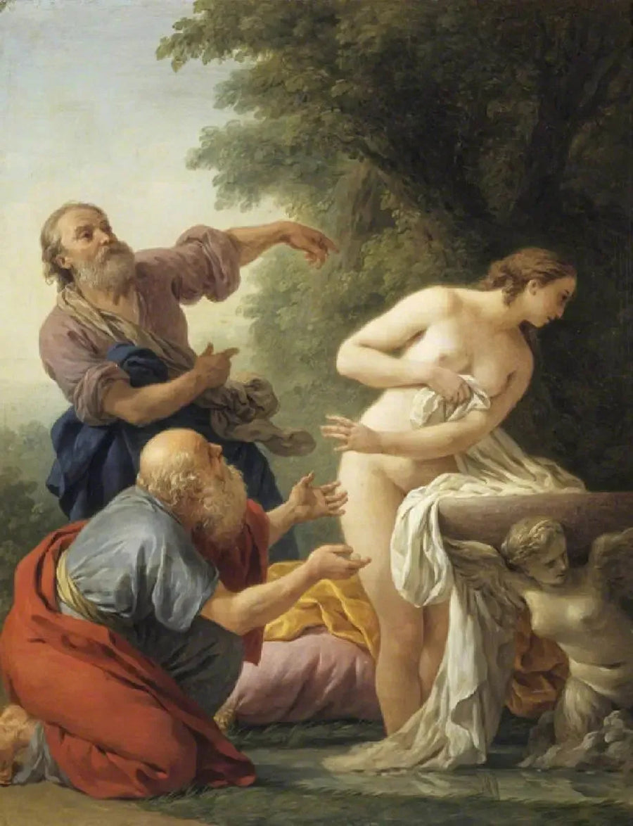 Suzanne et les vieillards - Louis Jean François Lagrenée