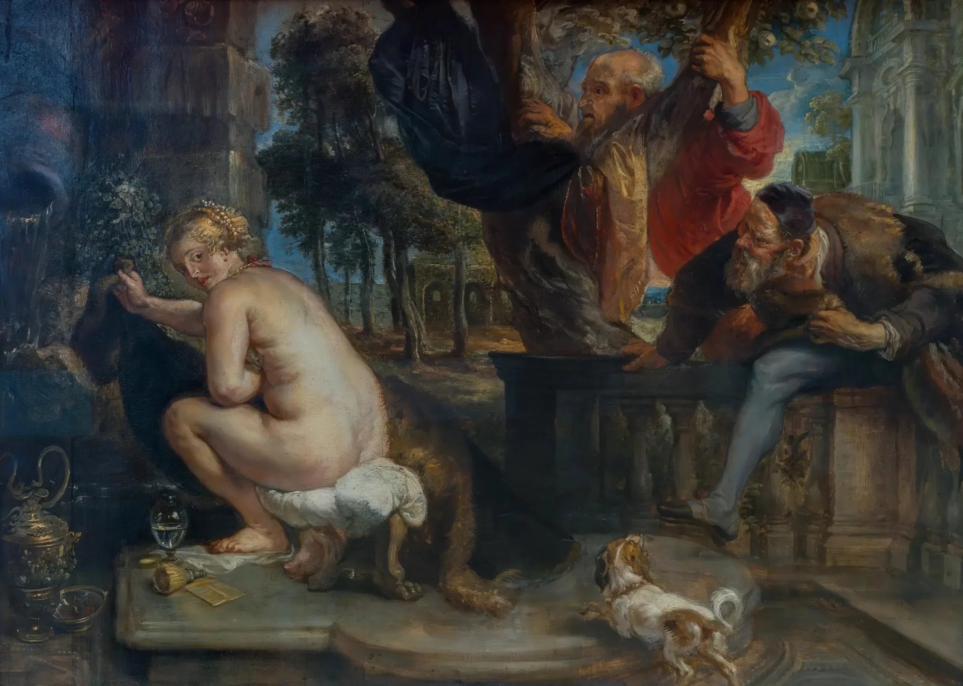 Suzanne et les vieillards - Peter Paul Rubens image 1 copie peinte à la main à l’huile