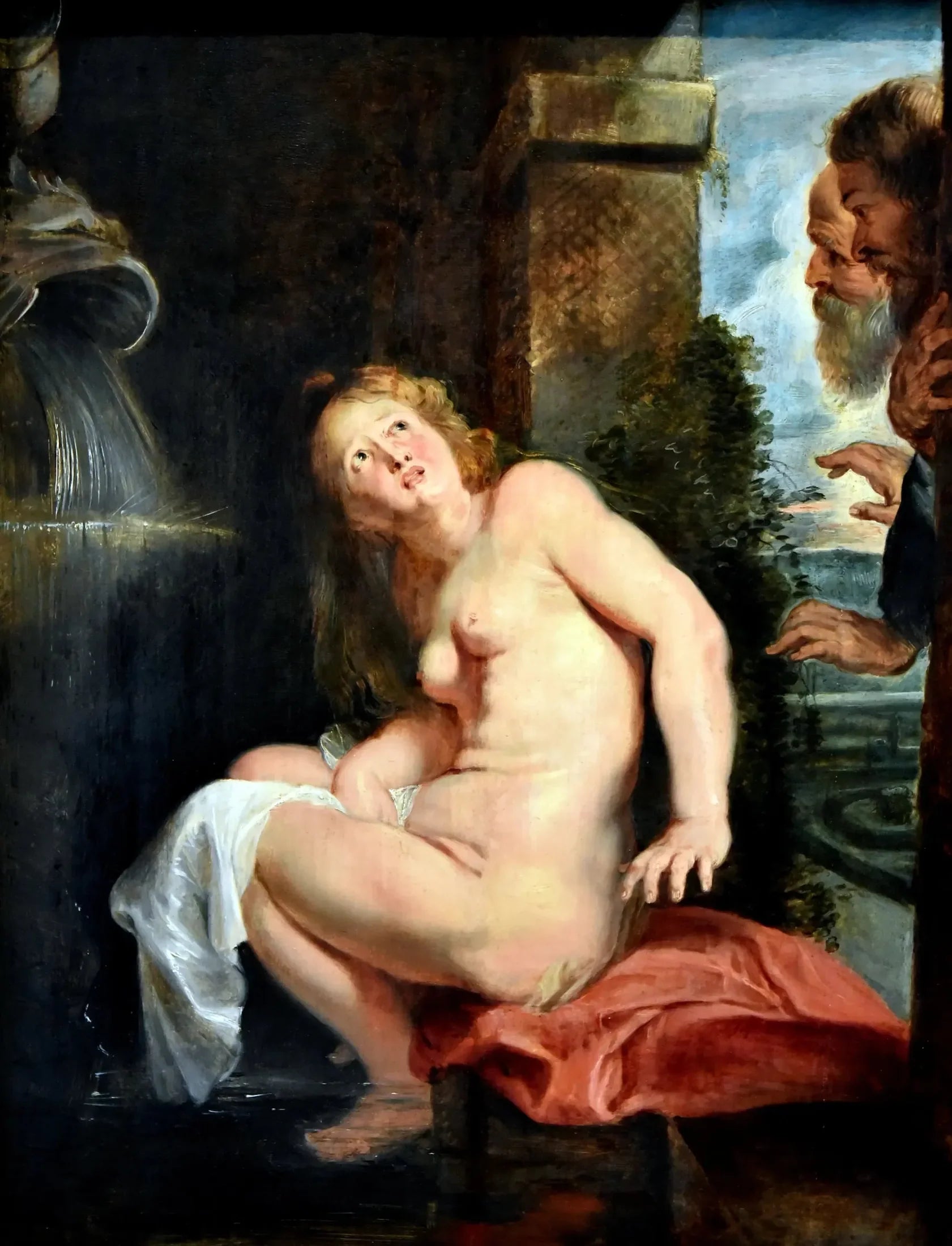 Suzanne et les vieillards - Peter Paul Rubens image 1 reproduction artisanale de tableau