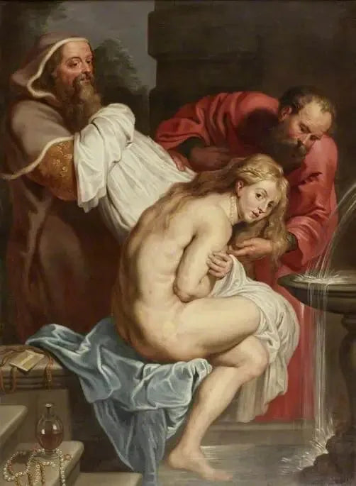 Suzanne et les vieillards - Peter Paul Rubens image 1 tableau peint à l’huile sur toile