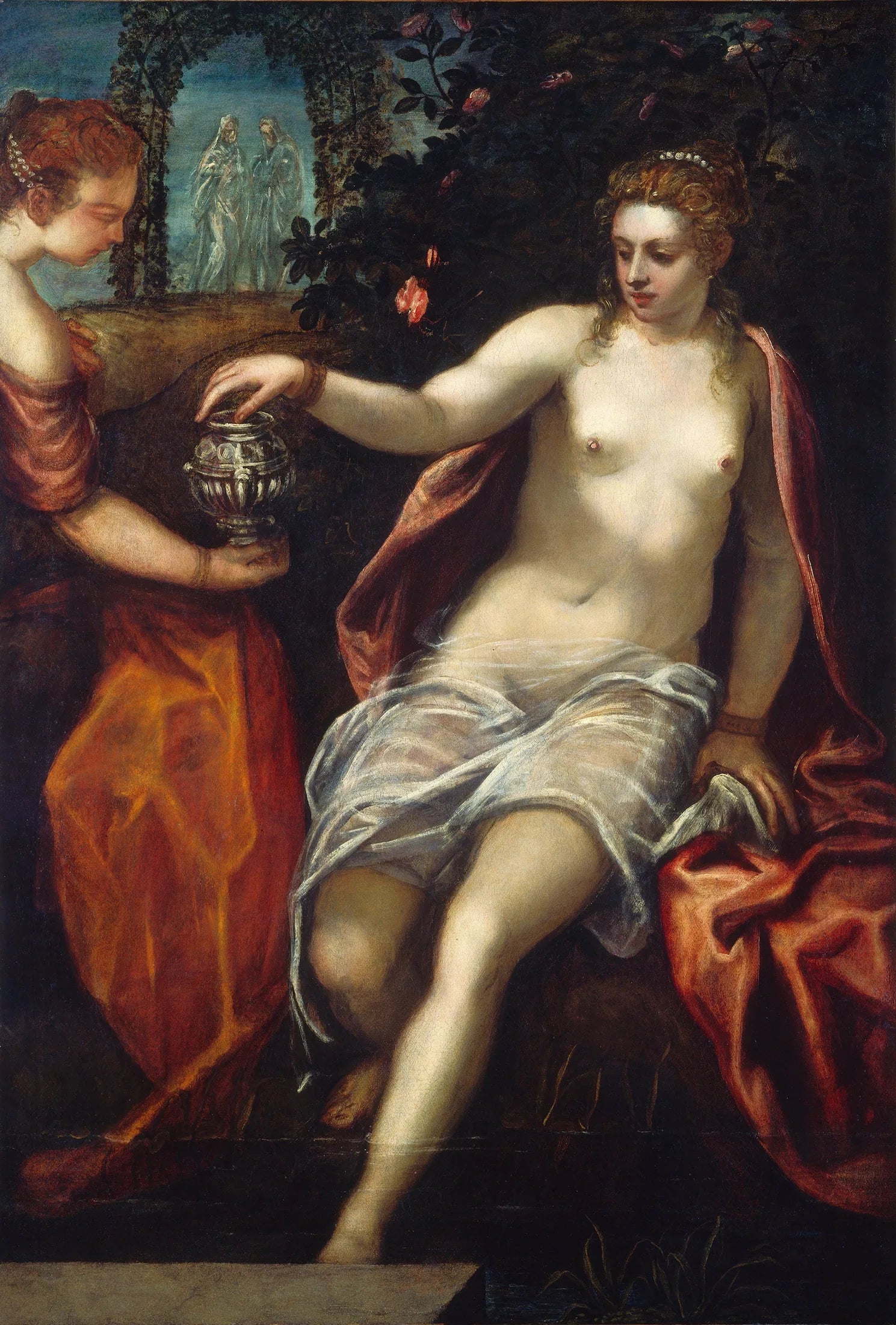 Suzanne - Jacopo Tintoretto image 1 reproduction de peinture à l’huile