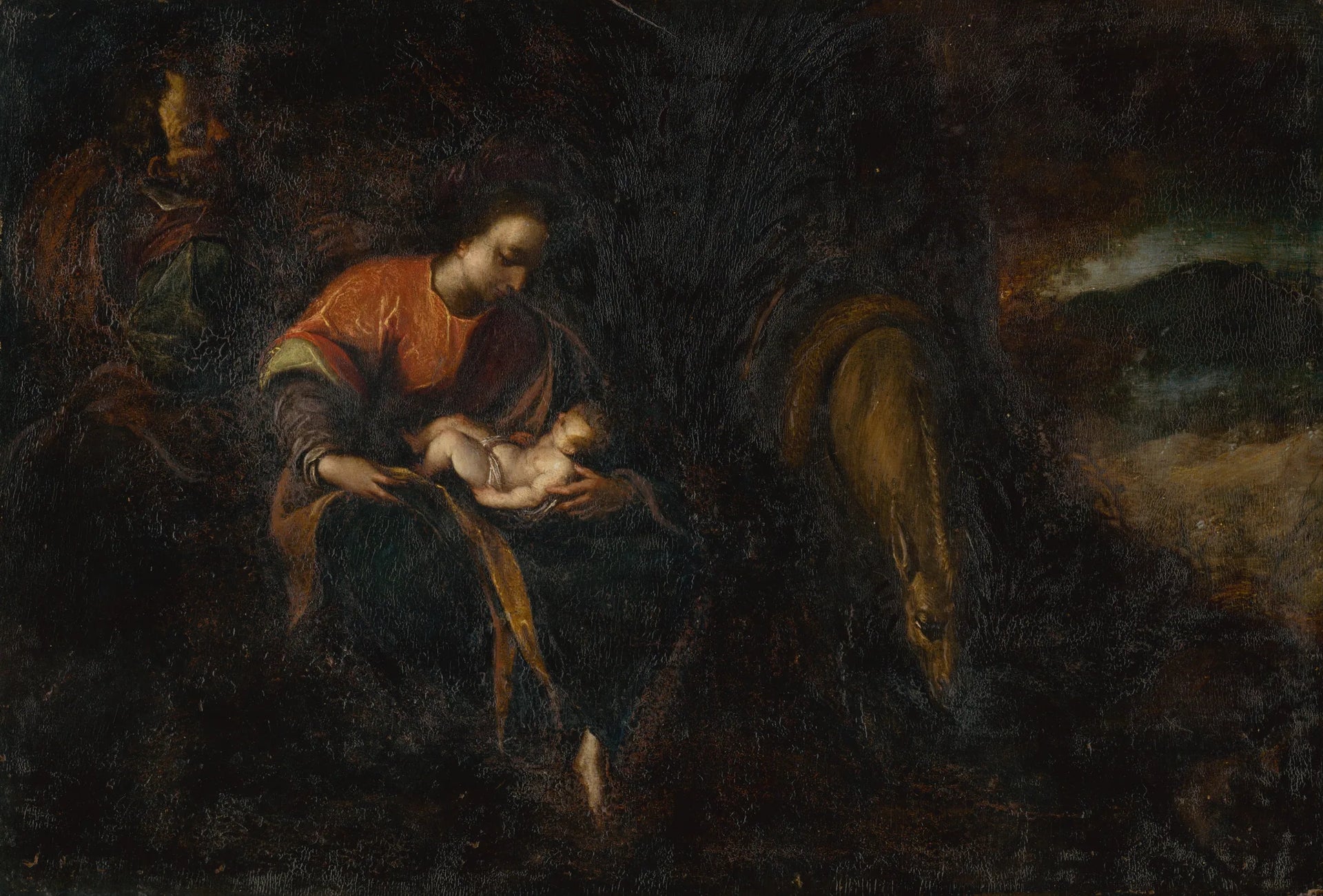 Svätá rodina - Ludovico Carracci image 1 copie de tableau peinte à la main