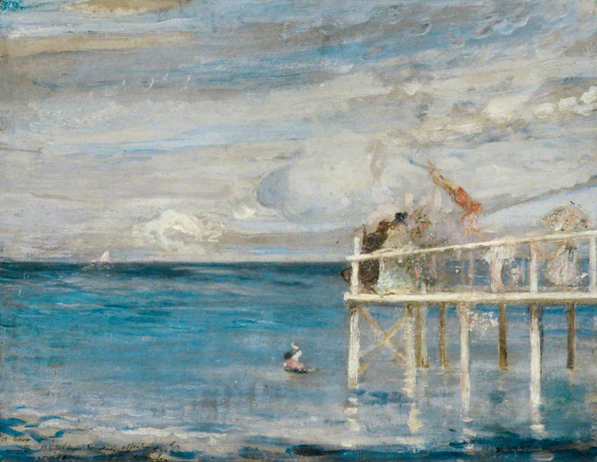 Swanage - Charles Conder image 1 reproduction de peinture à l’huile