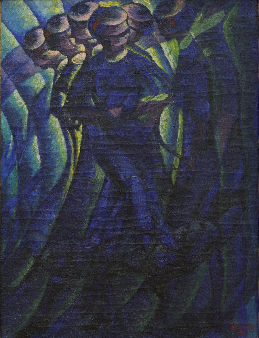 Synthèse plastique des mouvements d'une femme - Luigi Russolo