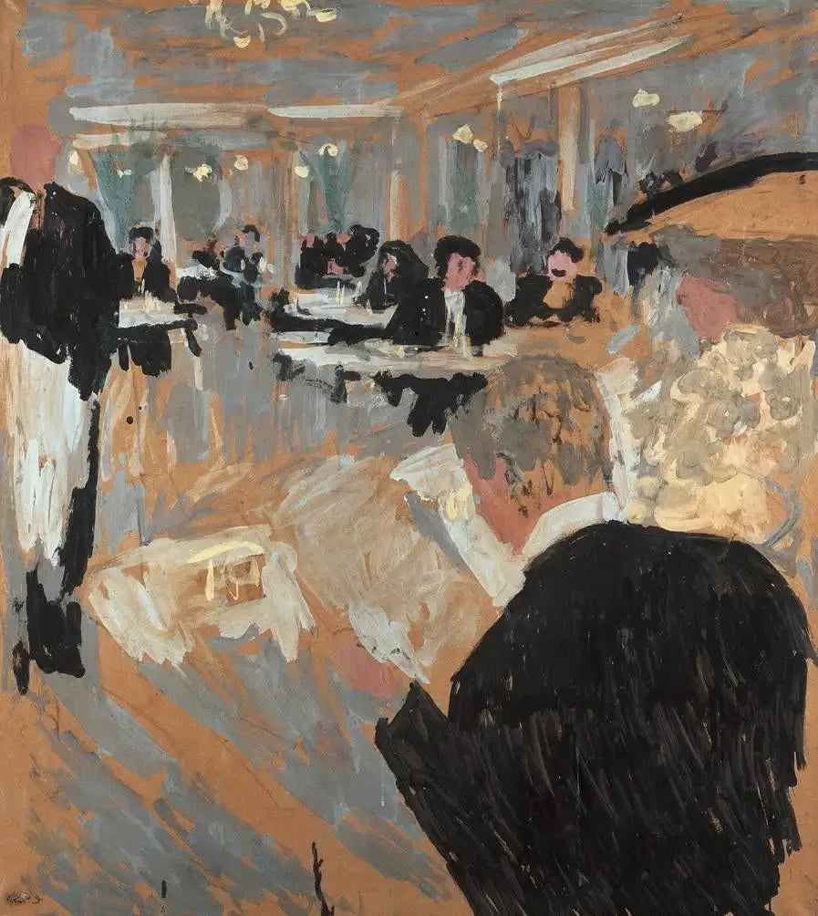 Szene im Café - Édouard Vuillard image 1 reproduction artisanale de tableau