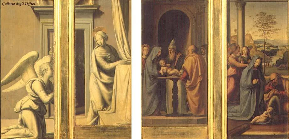Tabernacolo Del Pugliese - Fra Bartolomeo image 1 reproduction artisanale de tableau