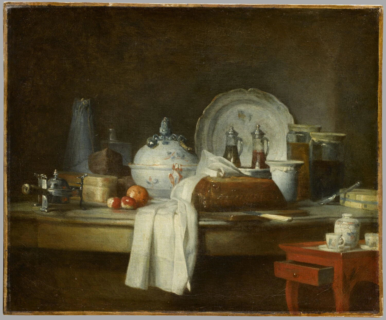 La Table d'office, dit aussi Les Débris d'un déjeuner - Jean Baptiste Siméon Chardin