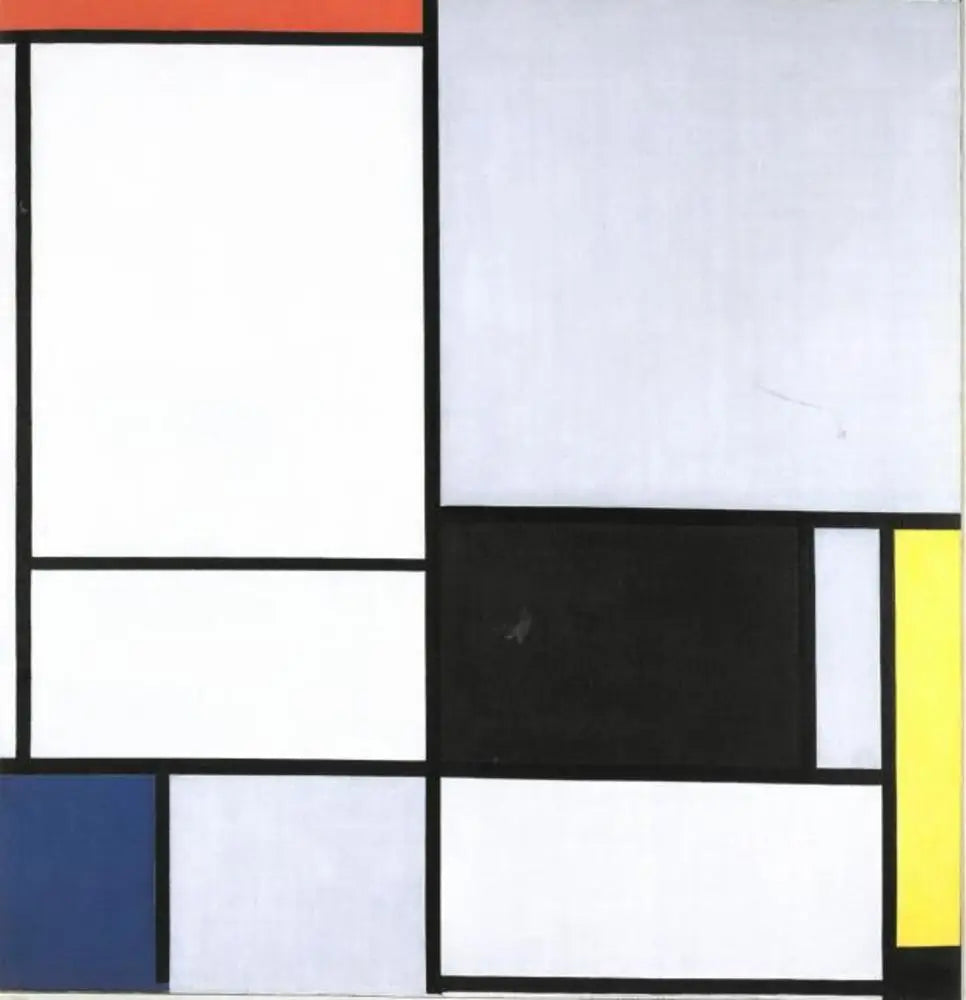 Tableau II - Piet Mondrian image 1 reproduction artisanale de tableau