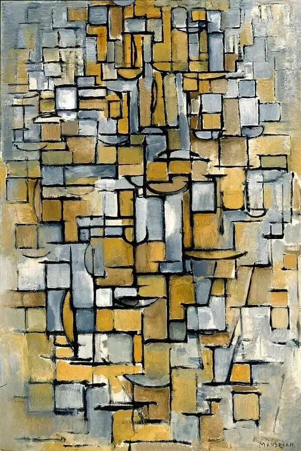 Tableau n°1 - Piet Mondrian image 1 tableau peint à l’huile sur toile