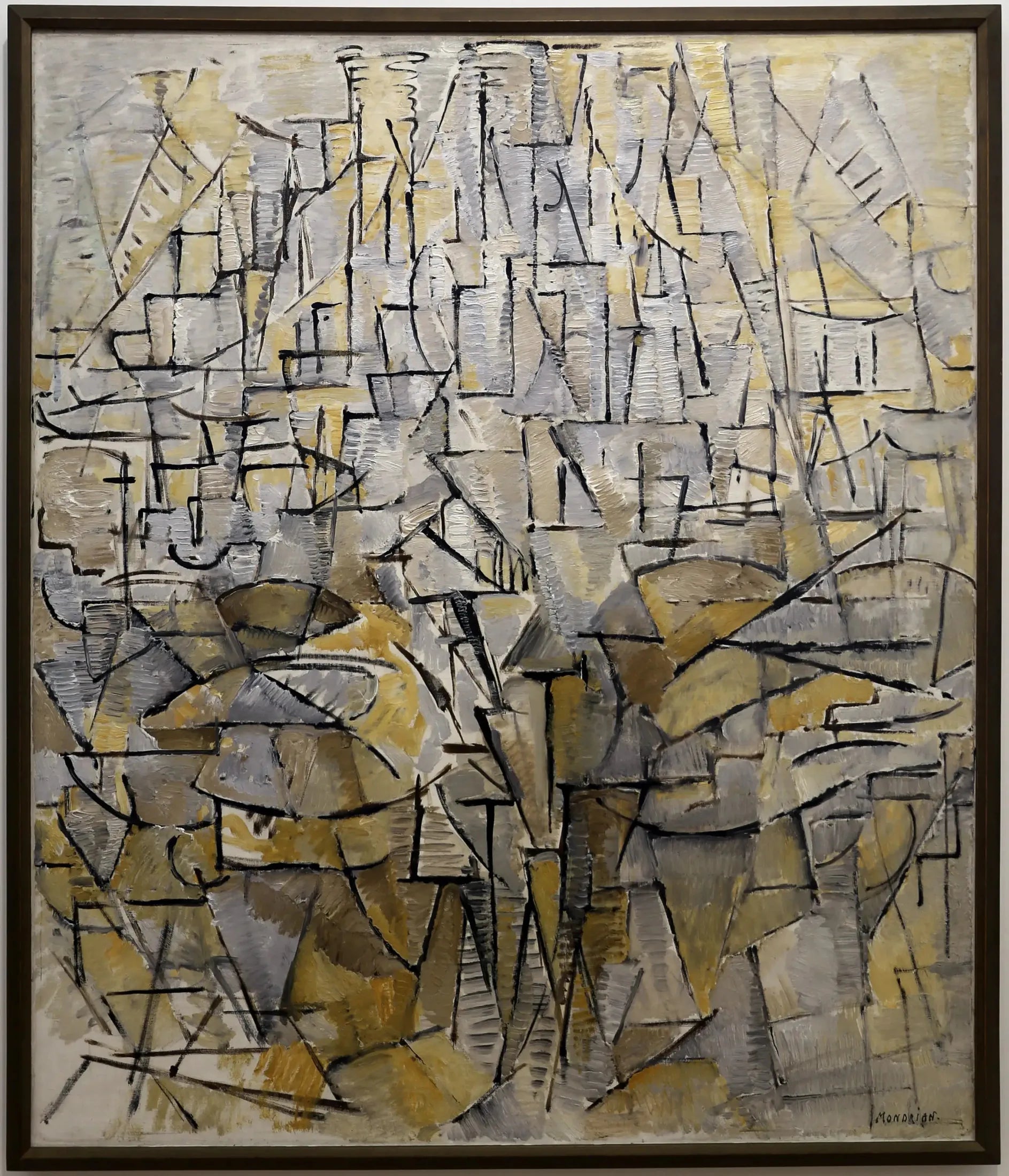 tableau n° 4 - Piet Mondrian image 1 copie peinte à la main à l’huile