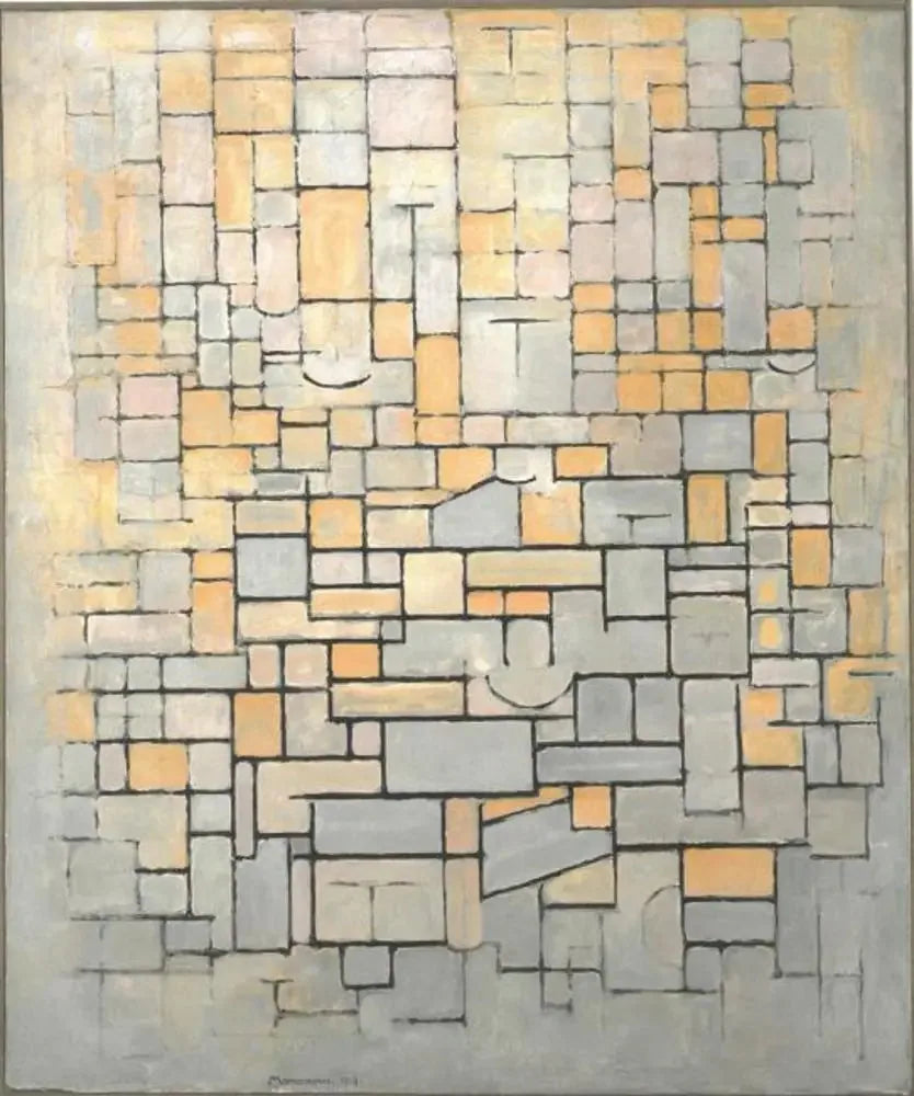 Tableau n°I - Piet Mondrian image 1 copie de tableau peinte à la main