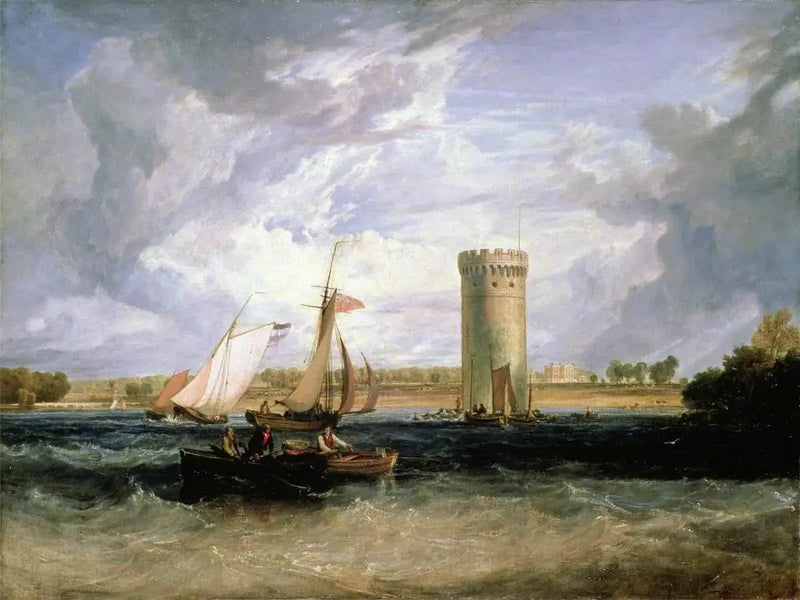 Tabley, Cheshire, the Seat of Sir J. F. Leicester, Bt: Windy Day - J. M. W. Turner