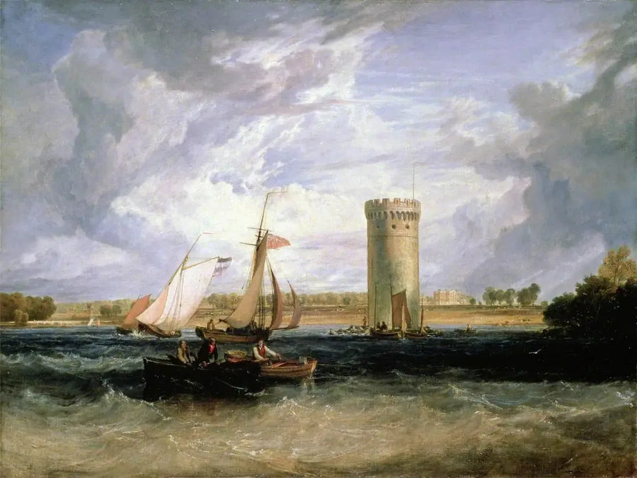 Tabley, Cheshire, the Seat of Sir J. F. Leicester, Bt: Windy Day - J. M. W. Turner