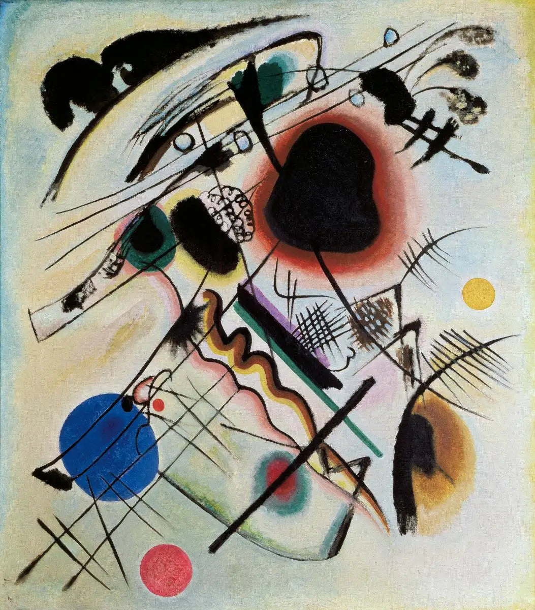 Tache noire - Vassily Kandinsky image 1 reproduction artisanale de tableau