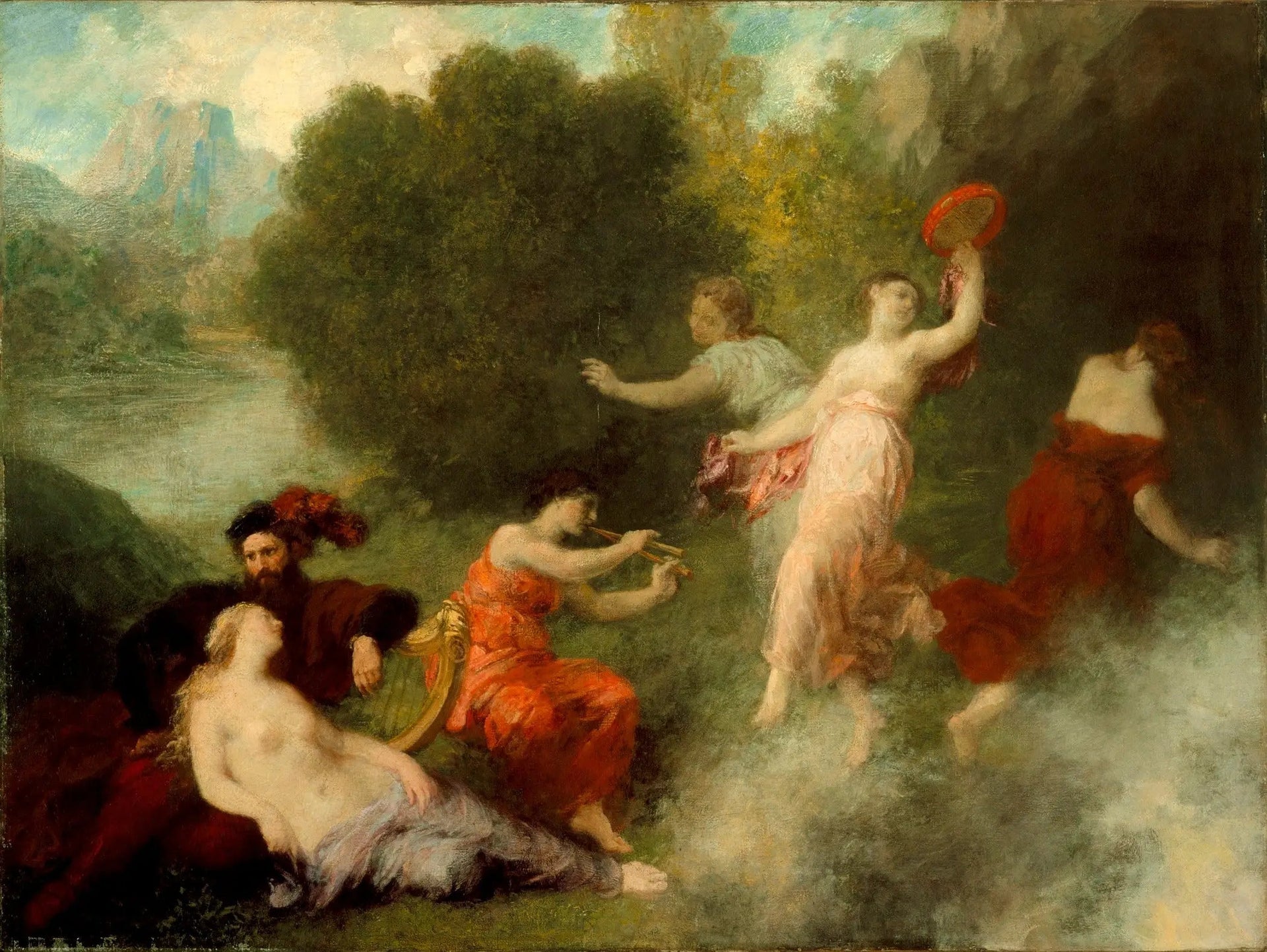 Tannhäuser sur le Venusberg - Henri Fantin-Latour image 1 copie peinte à la main à l’huile