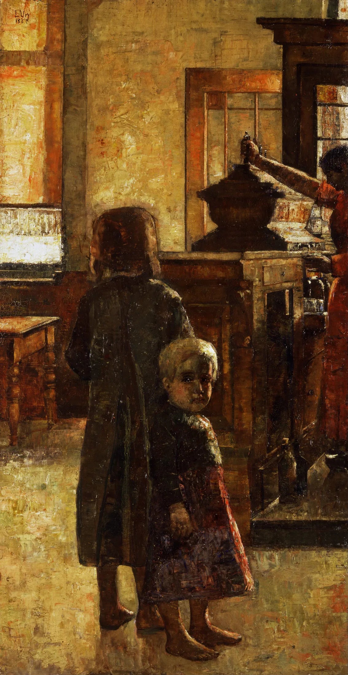 Taverne flamande - Lesser Ury image 1 reproduction artisanale de tableau