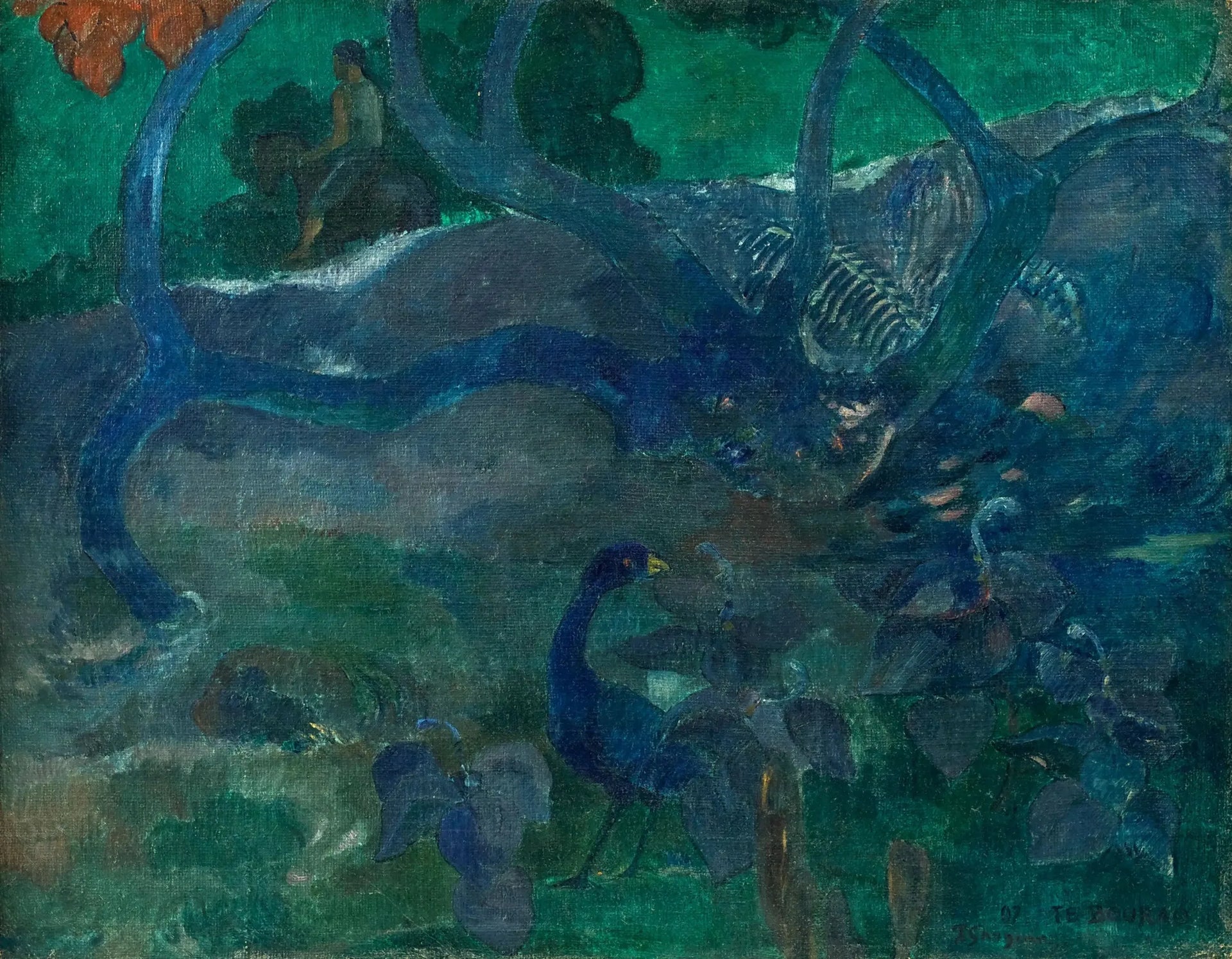 Te Bourao II - Paul Gauguin image 1 reproduction de peinture à l’huile