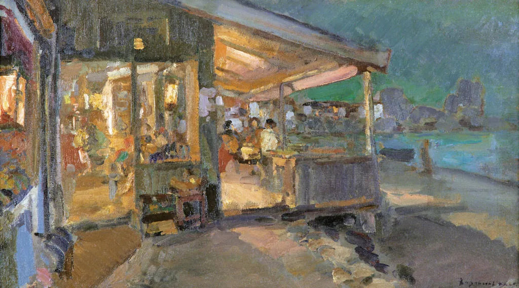 Teemaja Krimmis - Konstantin Korovin image 1 reproduction d’œuvre d’art à l’huile
