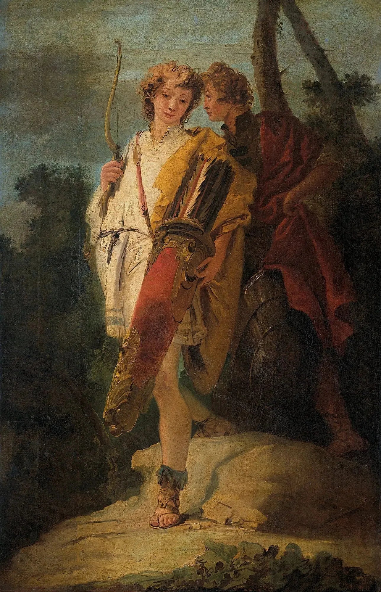 Télémaque et Mentor - Giovanni Battista Tiepolo image 1 reproduction artisanale de tableau