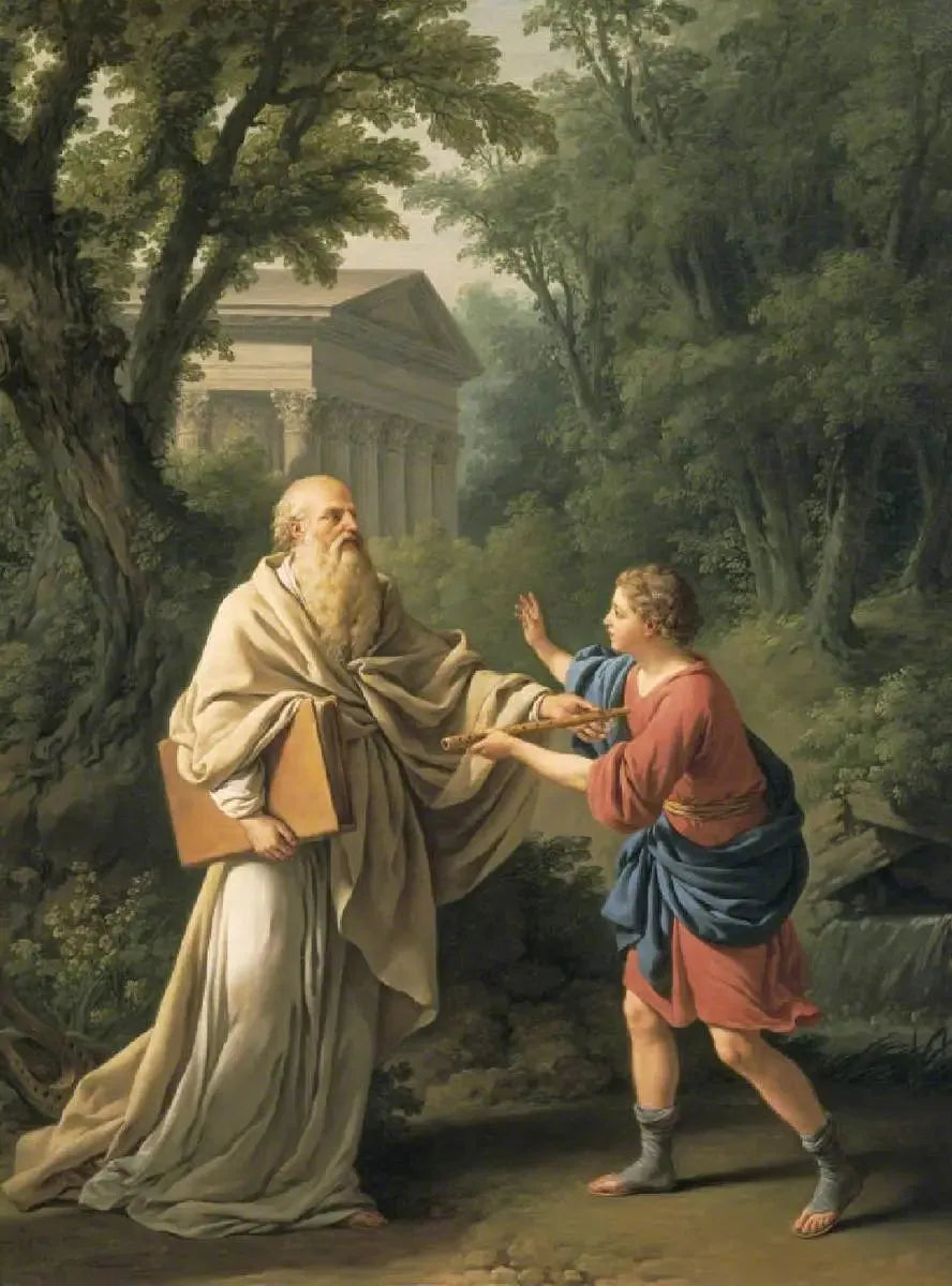 Télémaque et Termosiris - Louis Jean François Lagrenée image 1 reproduction d’œuvre d’art à l’huile