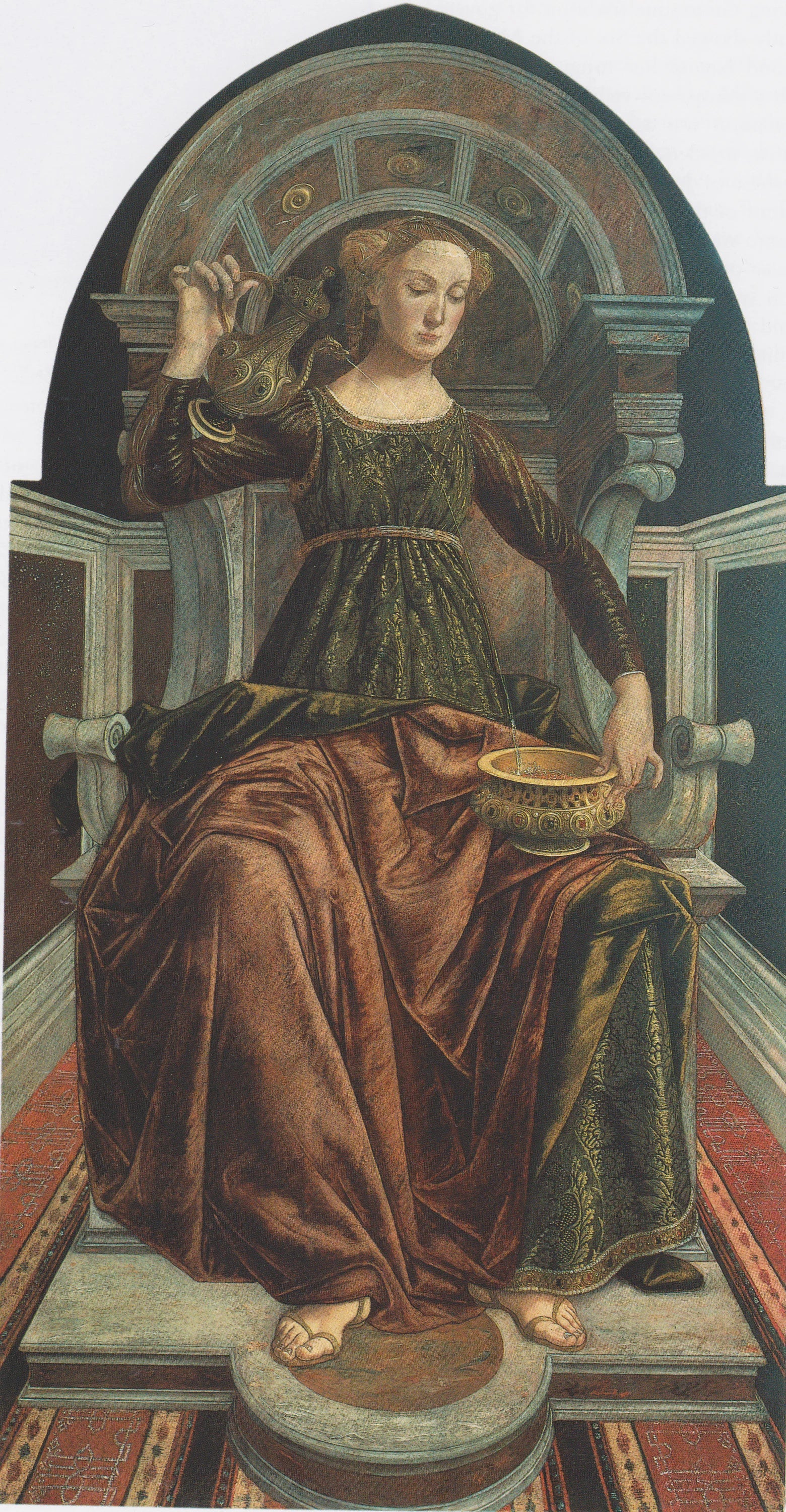 La Tempérance - Piero Pollaiuolo