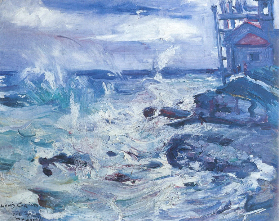 Tempête au large du cap Ampeglio - Lovis Corinth