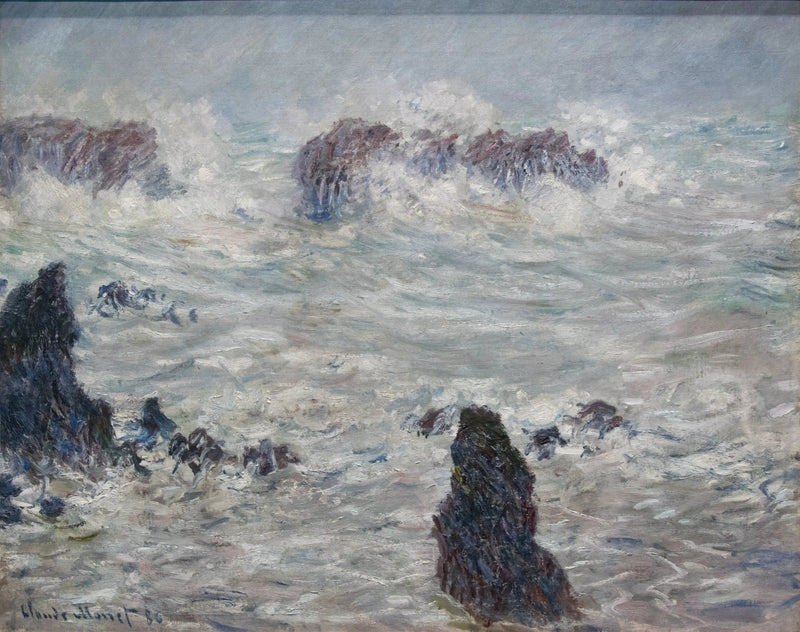 Tempête, côtes de Belle-Ile - Claude Monet