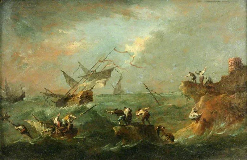 Tempête en mer - Francesco Guardi image 1 tableau peint à l’huile sur toile