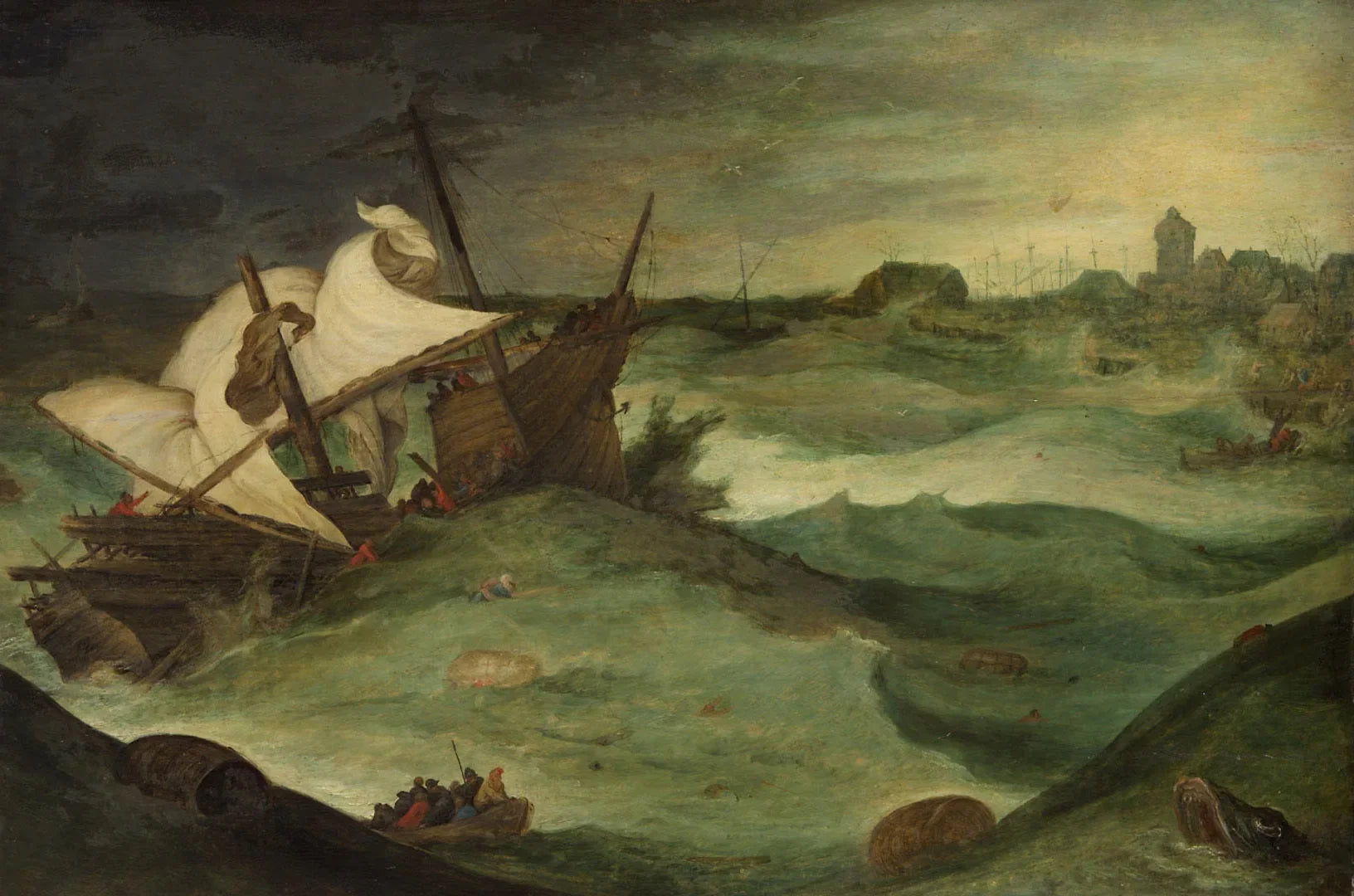 Tempête en mer - Jan Brueghel le Jeune image 1 tableau peint à l’huile sur toile