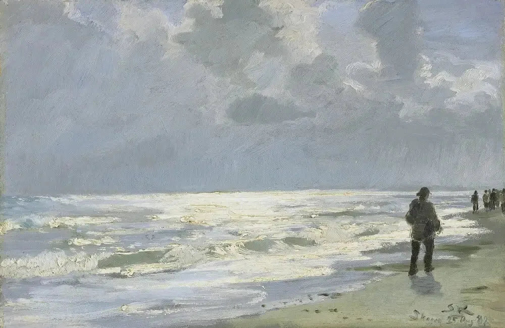 Tempête en mer - Peder Severin Krøyer image 1 tableau peint à l’huile sur toile