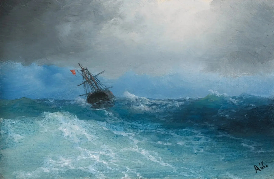 Tempête qui se prépare - Ivan Aïvazovski