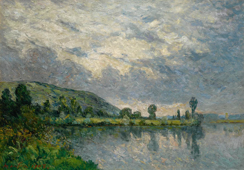 Temps d'orage, Les Andelys, Eure - Maxime Maufra