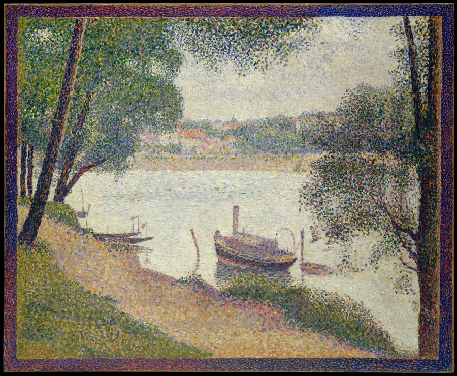 Temps gris, Grande Jatte - Georges Seurat