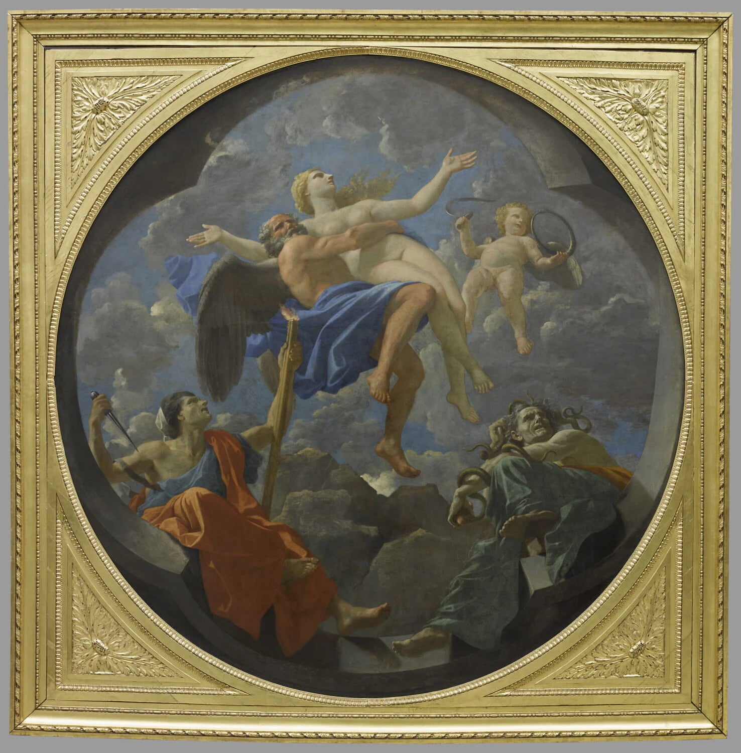 Le Temps soustrait la Vérité aux atteintes de l'Envie et de la Discorde - Nicolas Poussin