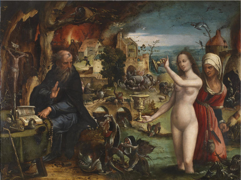 Les Tentations de saint Antoine - Pieter Coecke van Aelst