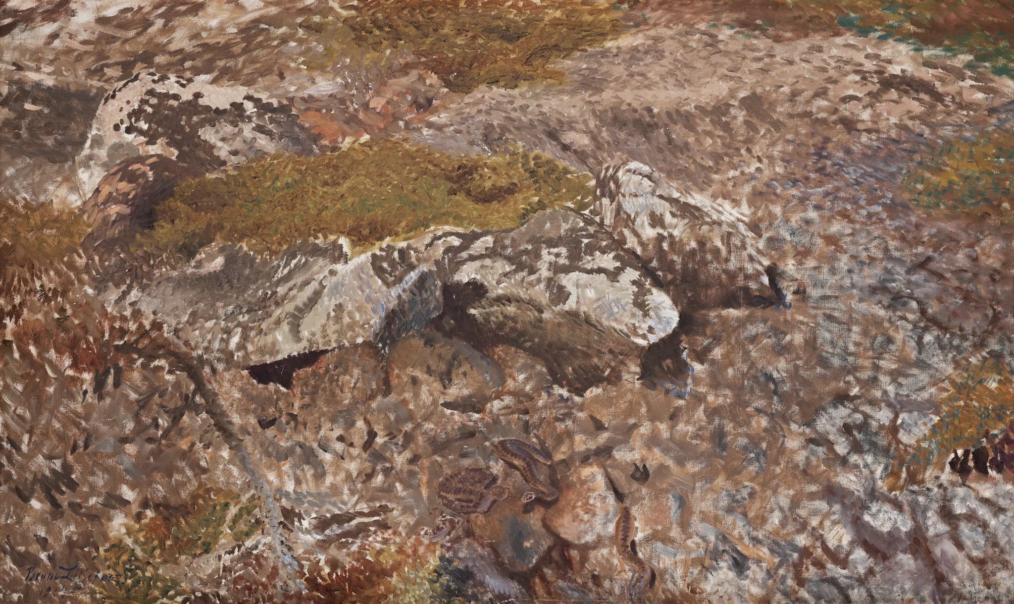 Terrain serpentin - Bruno Liljefors image 1 tableau peint à l’huile sur toile