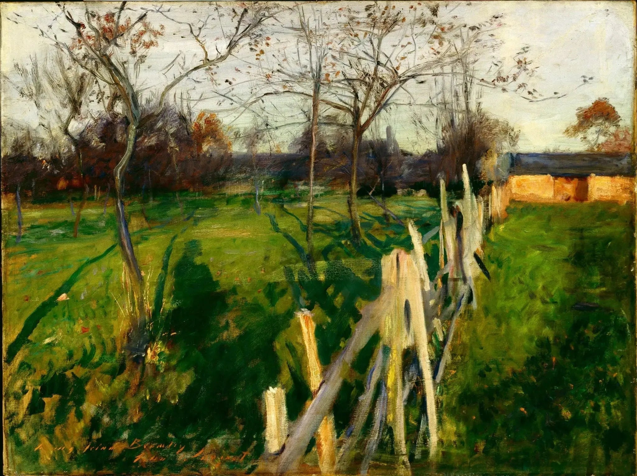 Terrains d'accueil - John Singer Sargent image 1 tableau peint à l’huile sur toile