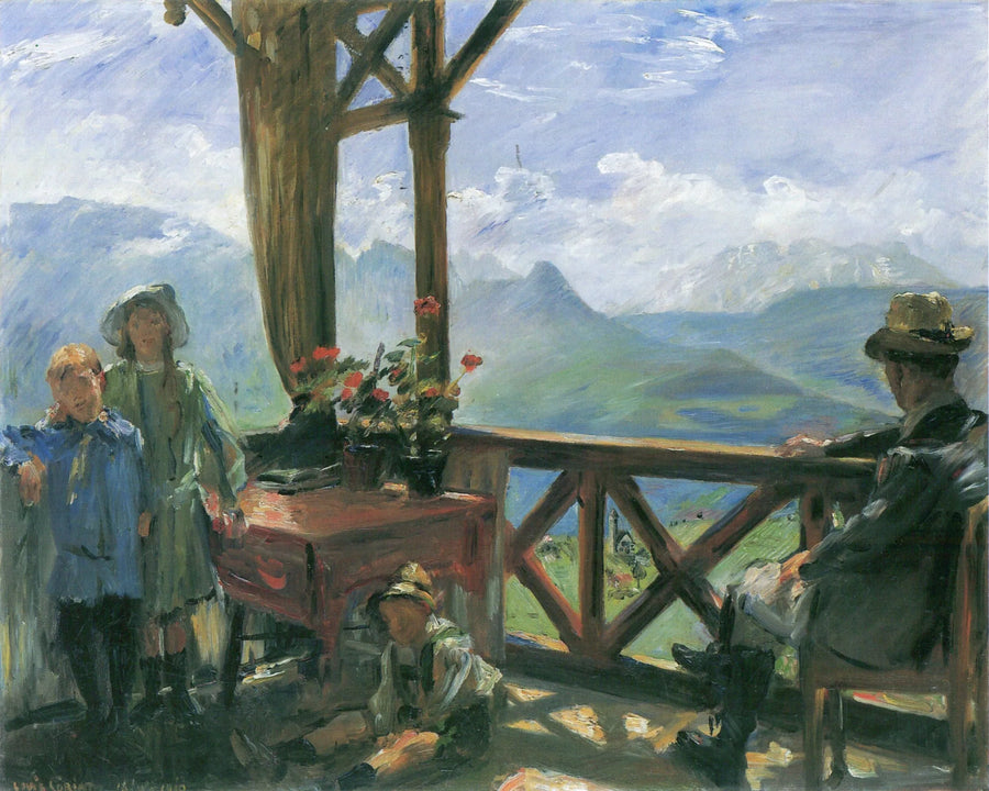 Terrasse in Klobenstein, Tirol - Lovis Corinth